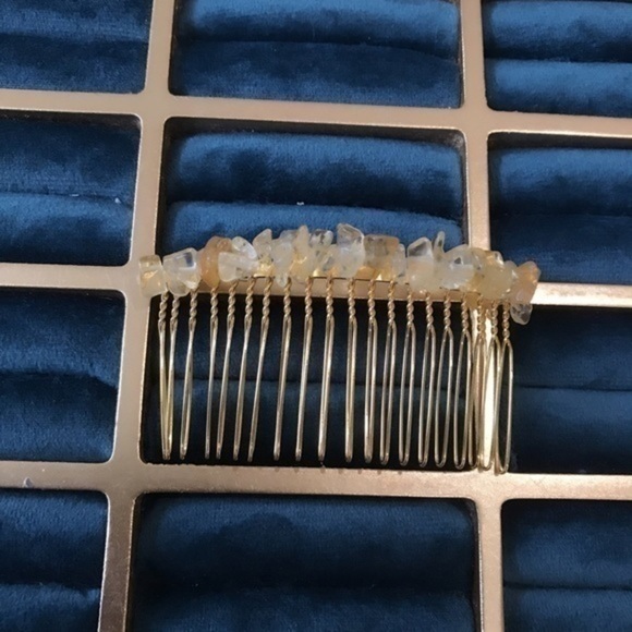 Amethyst/ citrine / strawberry Quartz/ fluoride/ Hair clip Hair comb​ main image 14